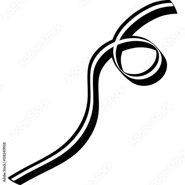 Fototapeta abstract outline shape