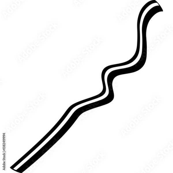 Fototapeta abstract outline shape