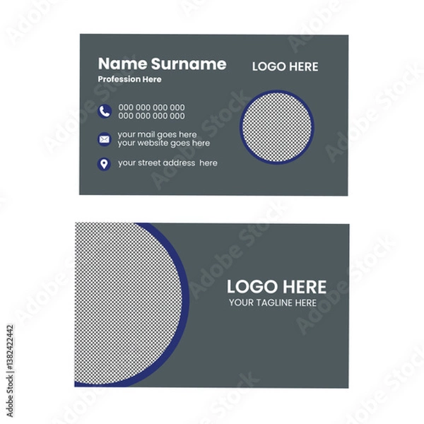 Obraz Modern business card template