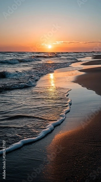 Obraz sunset at the beach