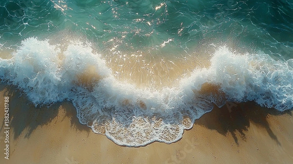Obraz water splash in the sea. Generative AI
