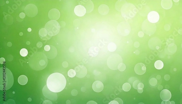 Obraz Matcha  GreenTea Gradient Background, Blurred Texture, White, Header, Backdrop, Poster Banner