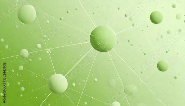 Obraz Matcha  GreenTea Gradient Background, Blurred Texture, White, Header, Backdrop, Poster Banner