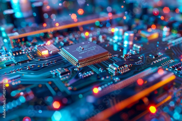 Obraz electronic circuit board