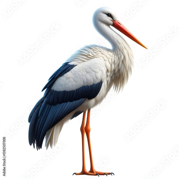 Obraz white stork ciconia