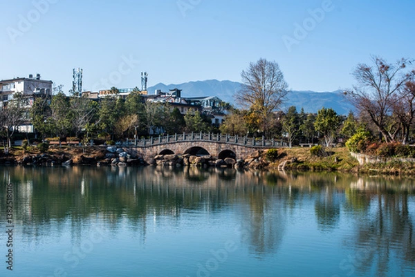 Obraz view of the river