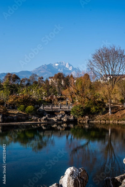 Obraz lake in the mountains
