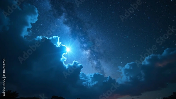 Obraz 星雲　壮大な景色