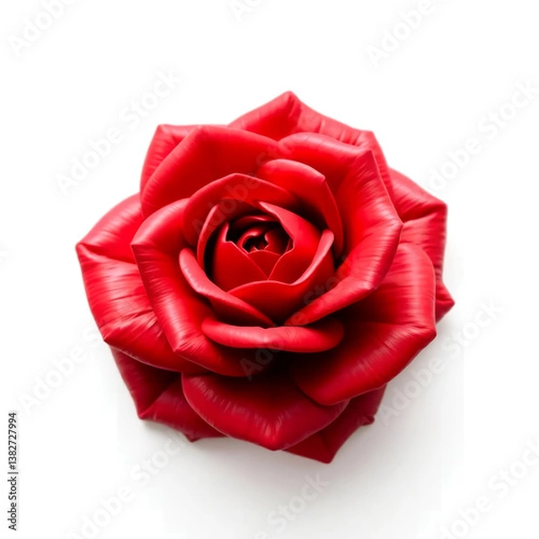 Obraz red rose isolated on white