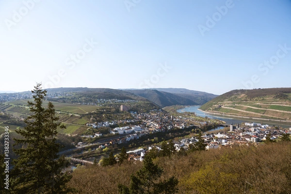 Obraz Nahemündung Bingen Rochusberg, April 2025