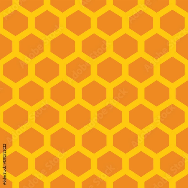 Fototapeta seamless honeycomb pattern