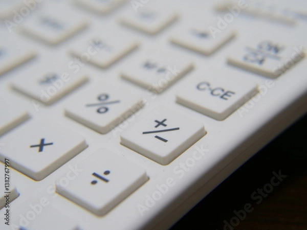 Fototapeta  シンプルで使いやすい計算機・電卓 