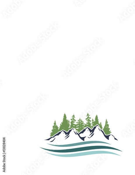 Fototapeta Ikona góry