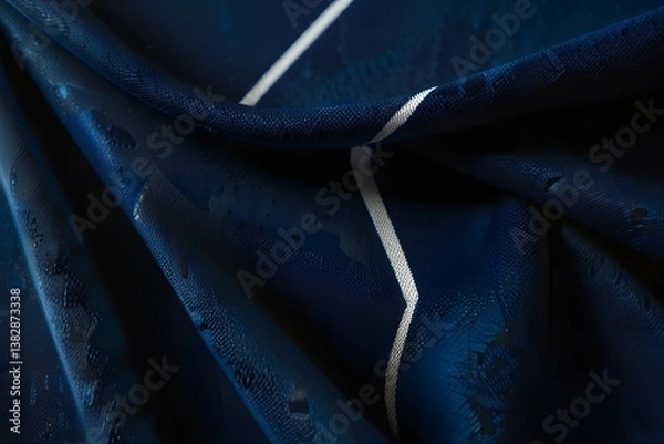 Fototapeta A vibrant spectrum of colorful fabric folds spiraling towards the center, creating a dynamic and eye-catching textile display.