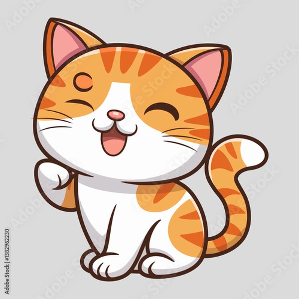 Obraz Cat Vector