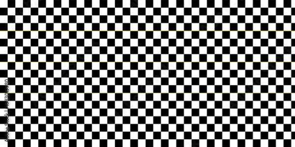Obraz race flag, racing background illustration grey and black