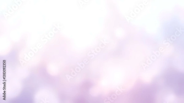 Fototapeta Realistic frosted glass effect in soft lilac, with a gentle blur and dreamy transparency, creating a delicate and modern abstract background.