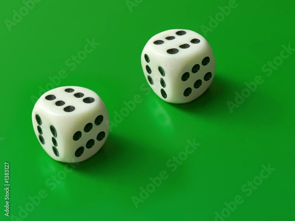 Fototapeta dices (only six)