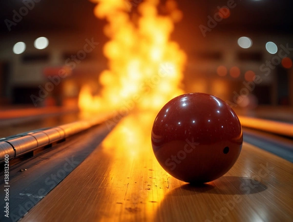 Fototapeta Bowling Strike 