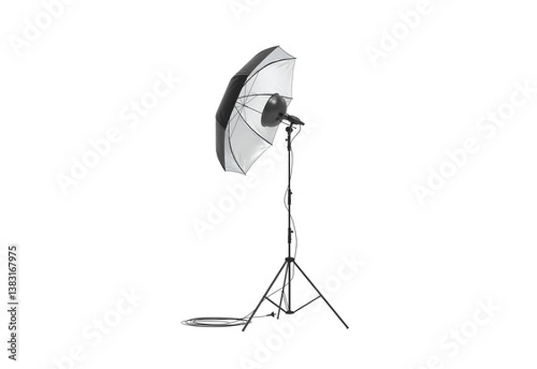 Obraz studio light angle view without shadow 3d render