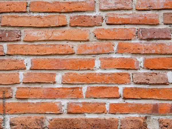 Obraz Pattern of ancient brown brick wall  background