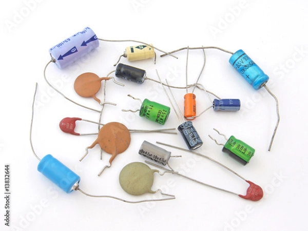 Obraz Assorted capacitors
