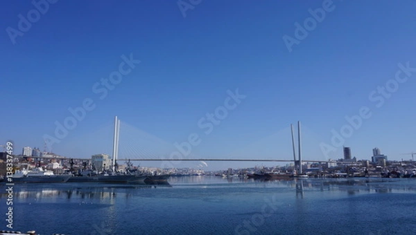 Obraz Мост. Владивосток. Приморский край. Россия.