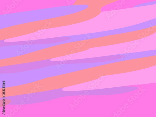 Fototapeta Beautiful of Colorful Art Purple, Orange and Pink, Abstract Modern Shape. Image for Background or Wallpaper
