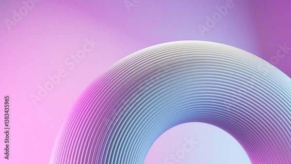 Obraz Abstract torus background 