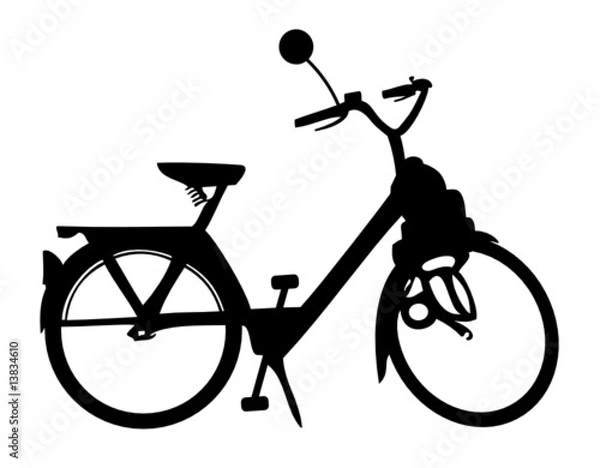 Fototapeta Cyclomoteur