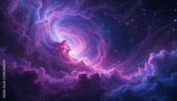 Fototapeta  A Mesmerizing Journey Through the Universe, Witnessing the Birth and Death of Stars. Explore the cosmos.