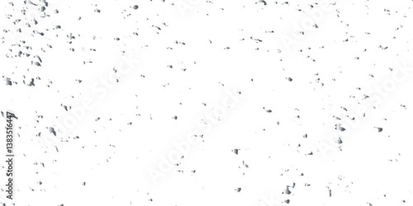 Obraz Abstract luxury silver confetti glitter and dust falling down on transparent background. Shiny glittering dust background. Vector illustration.