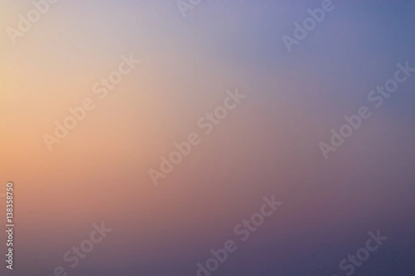 Obraz Piękny gradient zachodu słońca