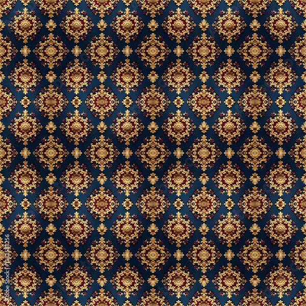 Obraz Baroque pattern for textile design