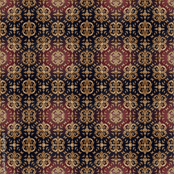 Obraz Baroque pattern for textile design