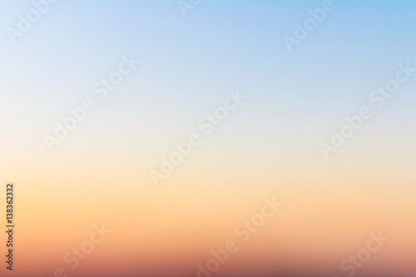 Obraz Piękny gradient zachodu słońca