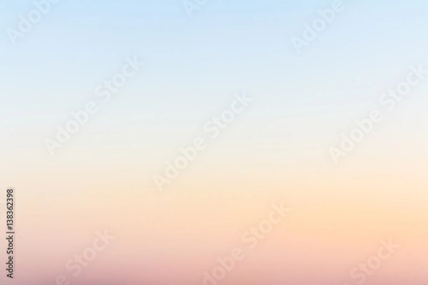 Obraz Piękny gradient zachodu słońca