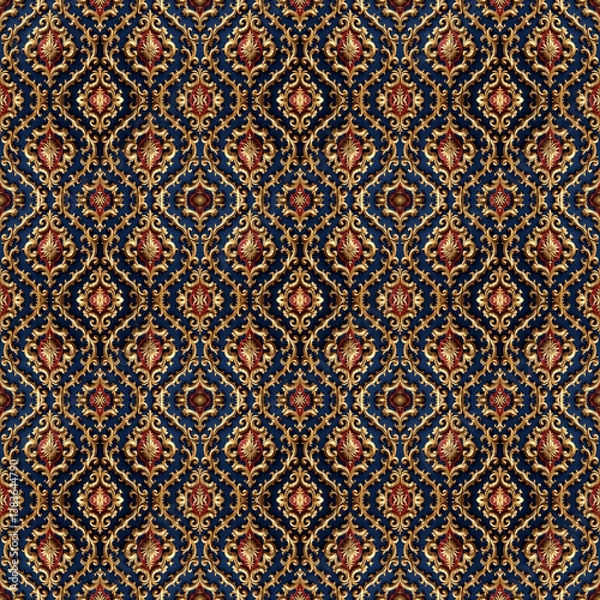 Obraz Baroque pattern for textile design