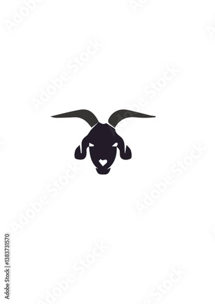 Obraz goat logo