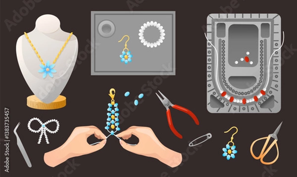 Fototapeta бижутерия