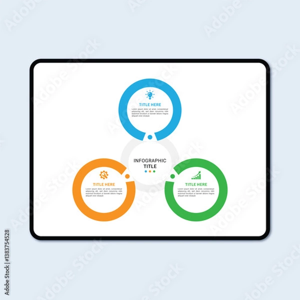 Obraz Circle Infographic Template