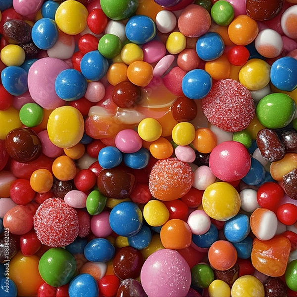 Obraz colourfull sweet candies