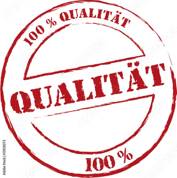 Obraz Stempel Qualität