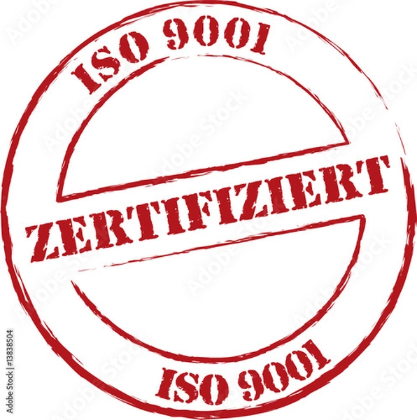Obraz Stempel Zertifiziert