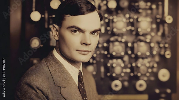 Fototapeta Alan Turing – The Codebreaker Betrayed by His Own Country