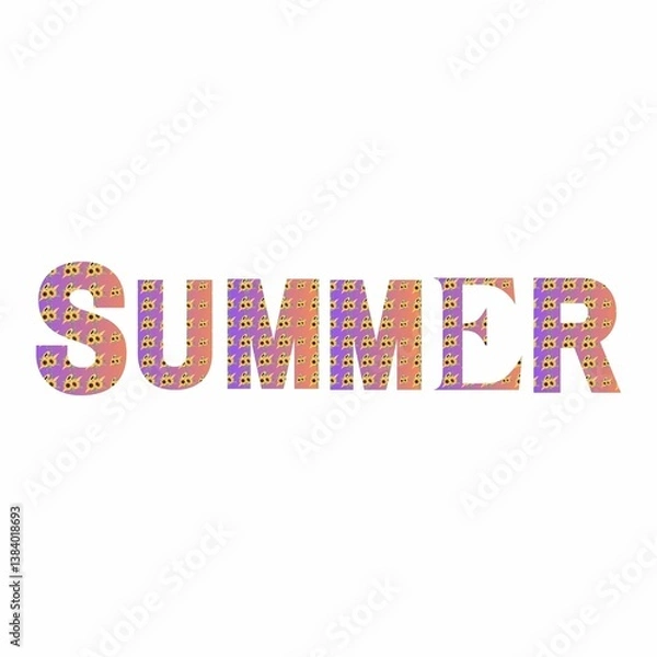 Obraz Name Summer Sign