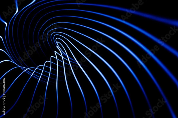 Obraz Sound waves in the dark