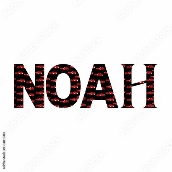 Obraz Name Noah Sign