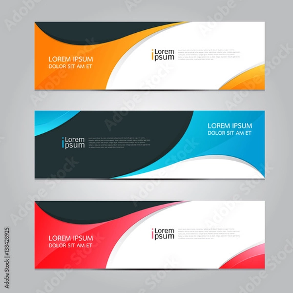 Fototapeta Vector design Banner background.