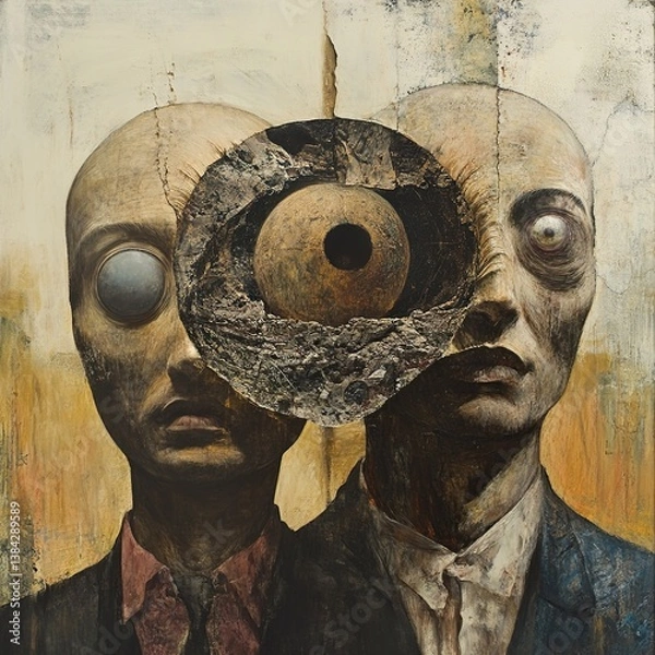 Fototapeta Surreal Vision: A Psychological Exploration of Mind and Reality